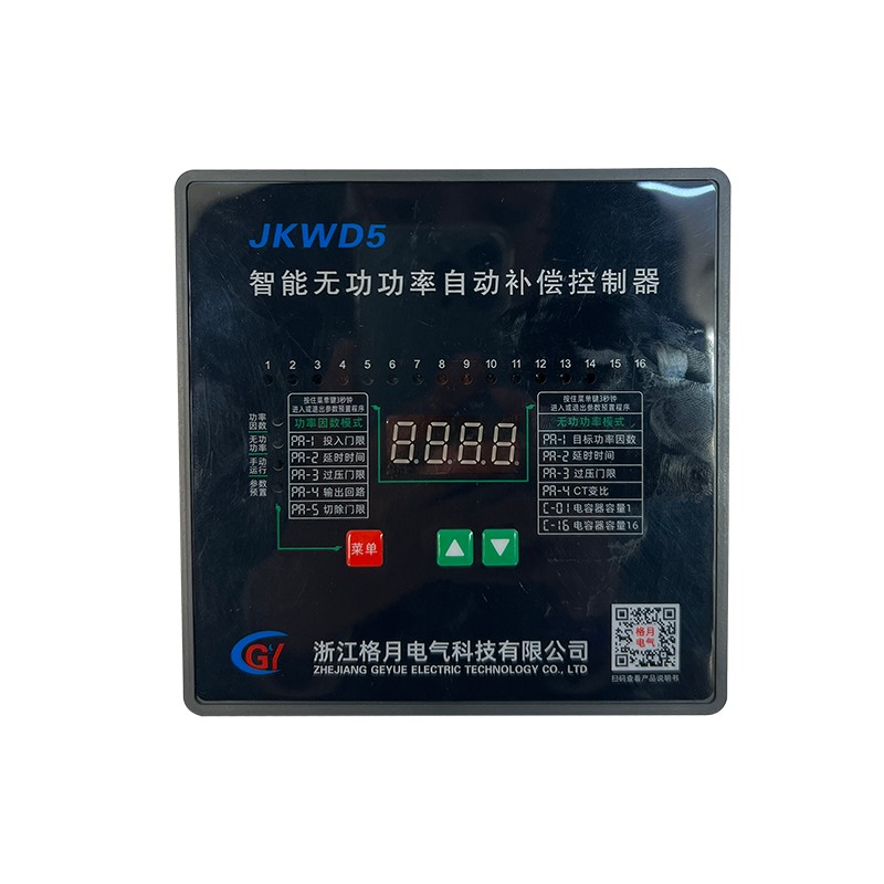 JKWD5 Controlador de compensación automática de potencia reactiva