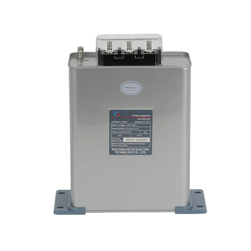 Condensador en derivación autorreparable trifásico